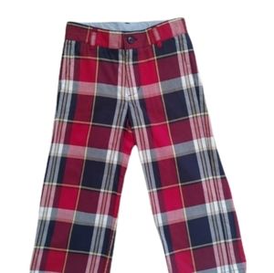 HTF NWT Janie and Jack Boys Football Classic Striped Plaid Pants Size 3T $46
